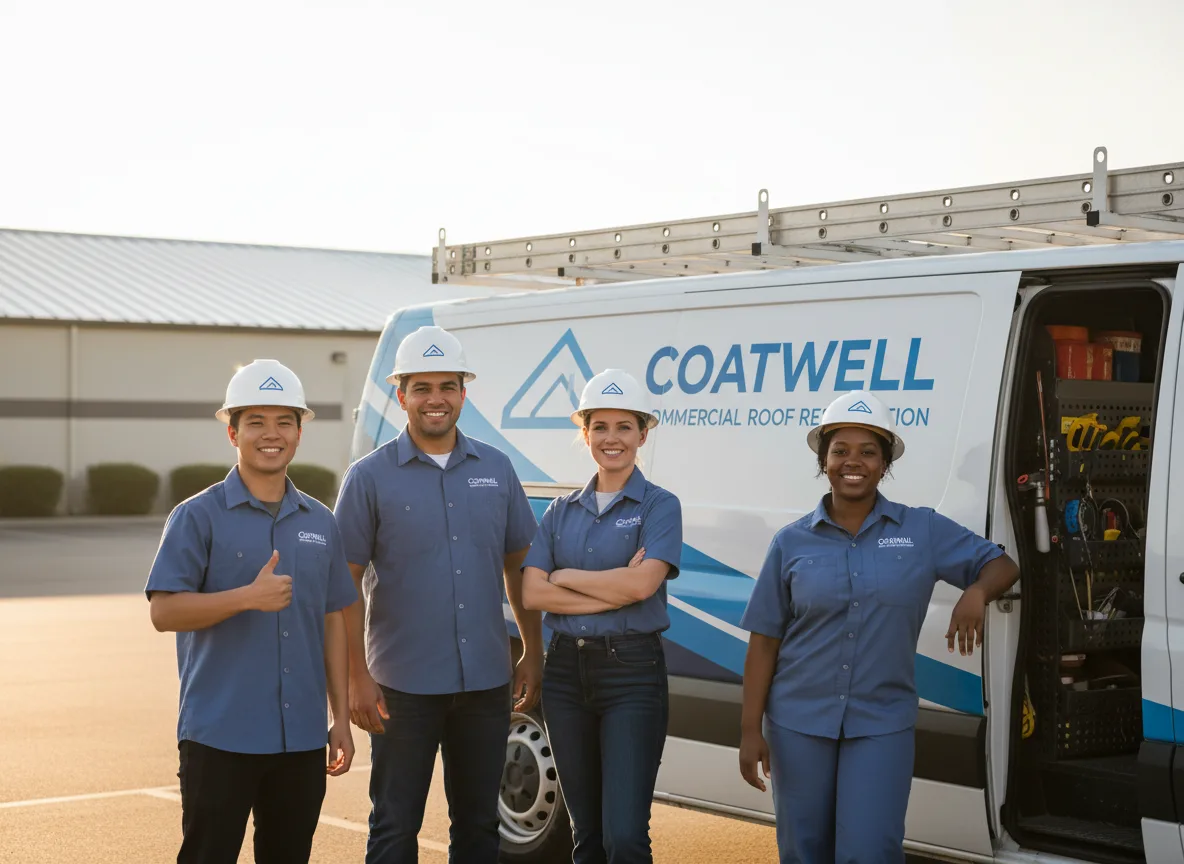 Commercial roof coating company in Treynor, IA